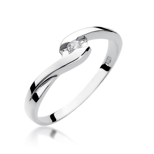 Pierścionek W158 Diament 0