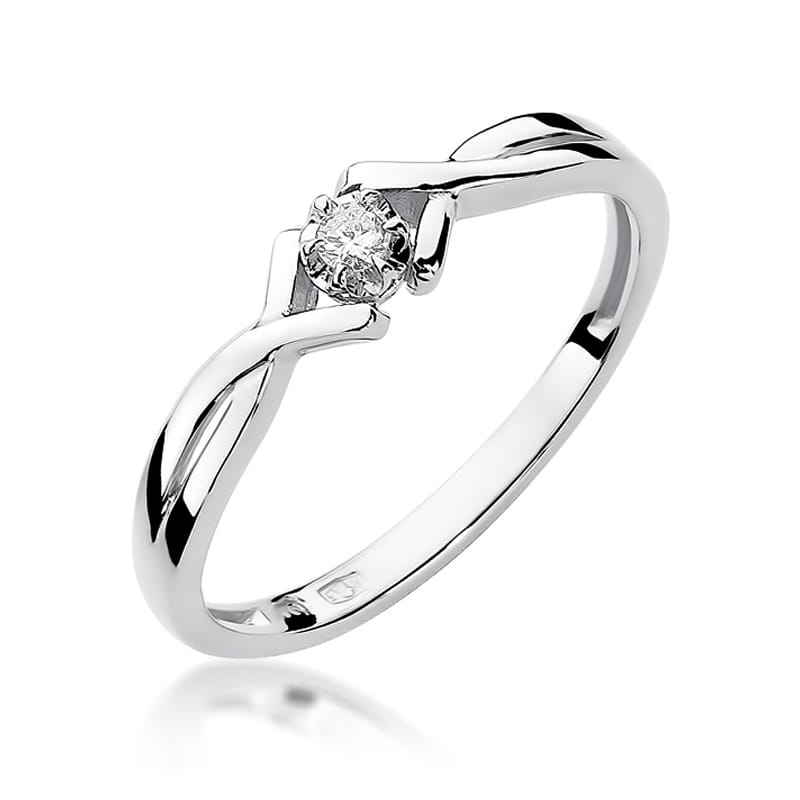 Pierścionek W190 Diament 0