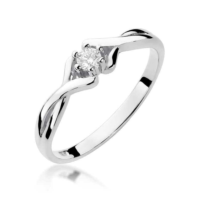 Pierścionek W190B Diament 0