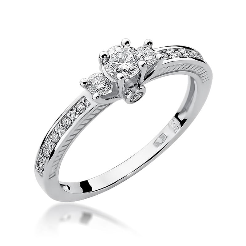 Pierścionek W199 Diament 0