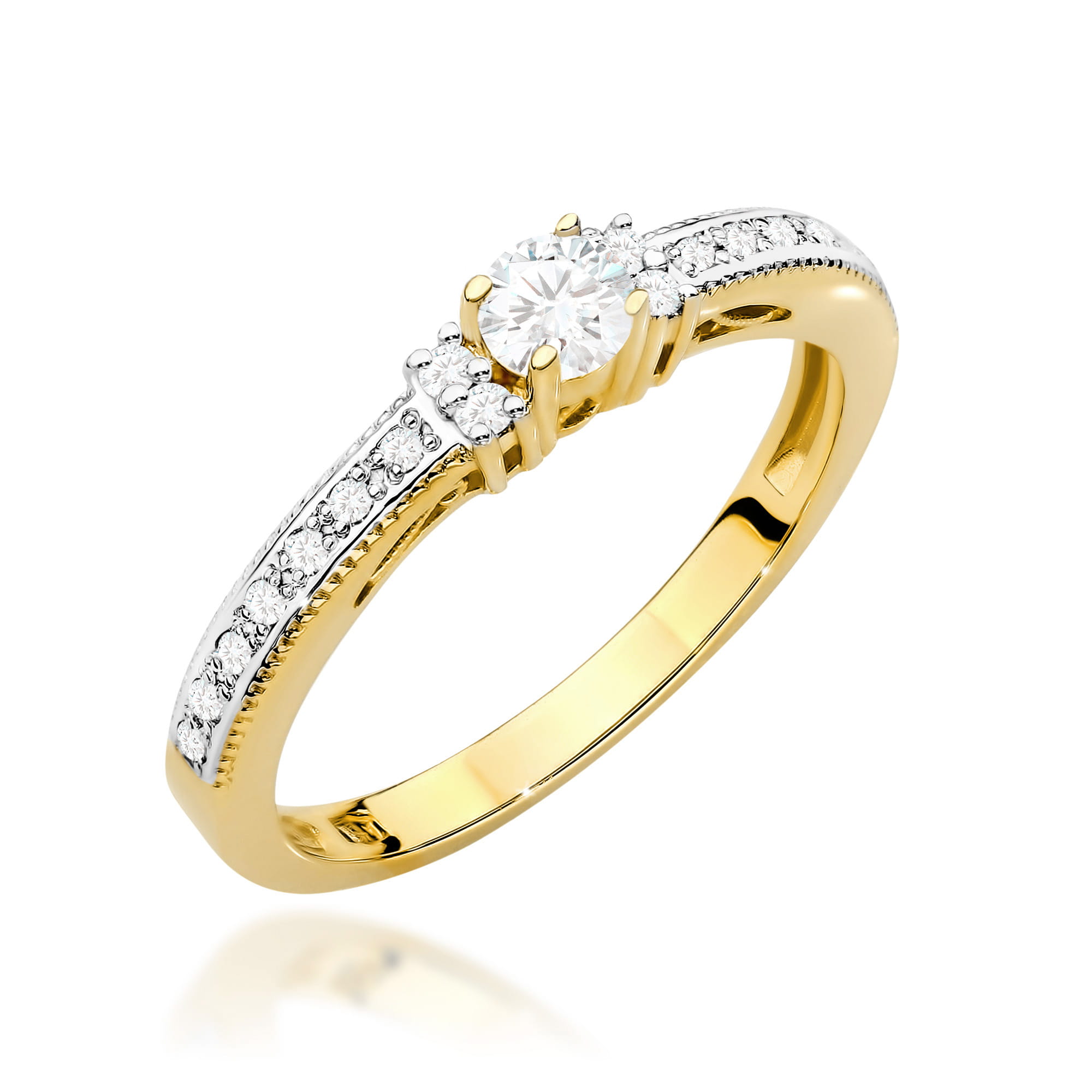 Pierścionek W201 Diament 0