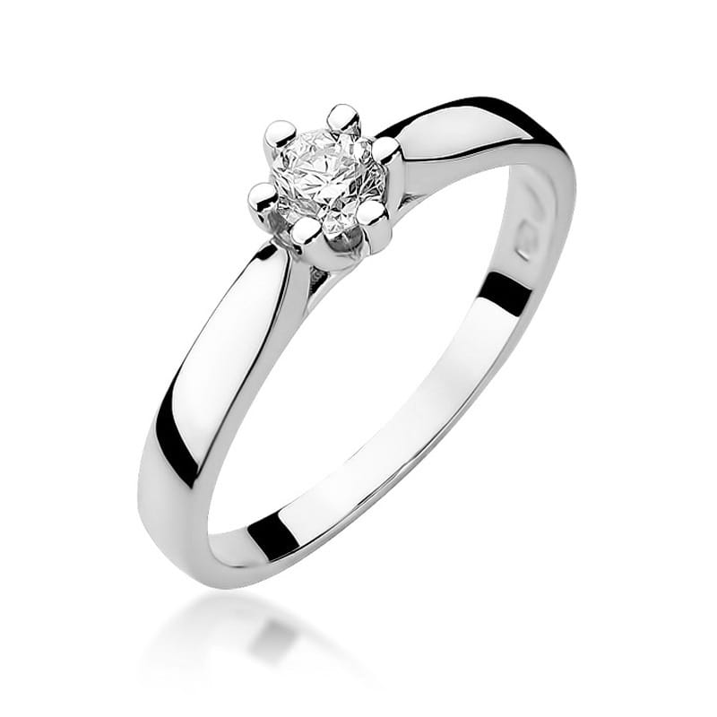 Pierścionek W222B Diament 0