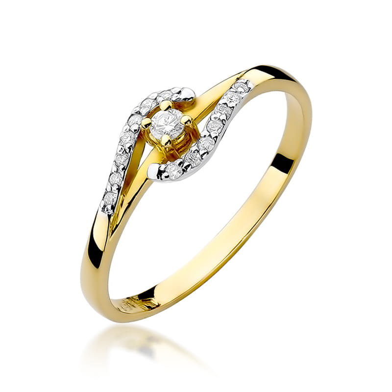 Pierścionek W237 Diament 0