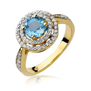Pierścionek W274 Topaz 0