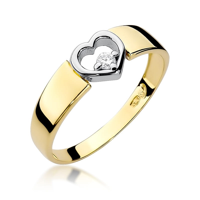 Pierścionek W276 Diament 0