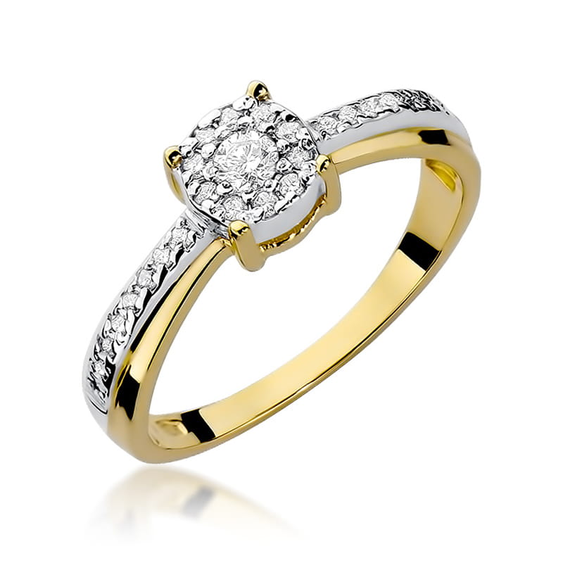 Pierścionek W302 Diament 0