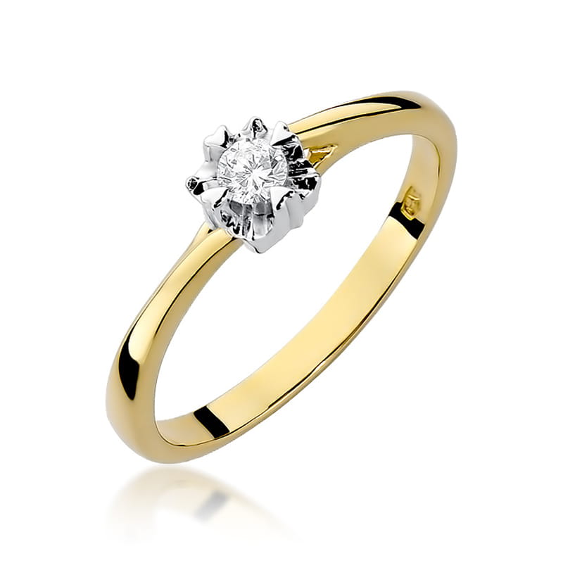 Pierścionek W318 Diament 0