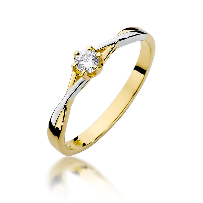 Pierścionek W340 Diament 0