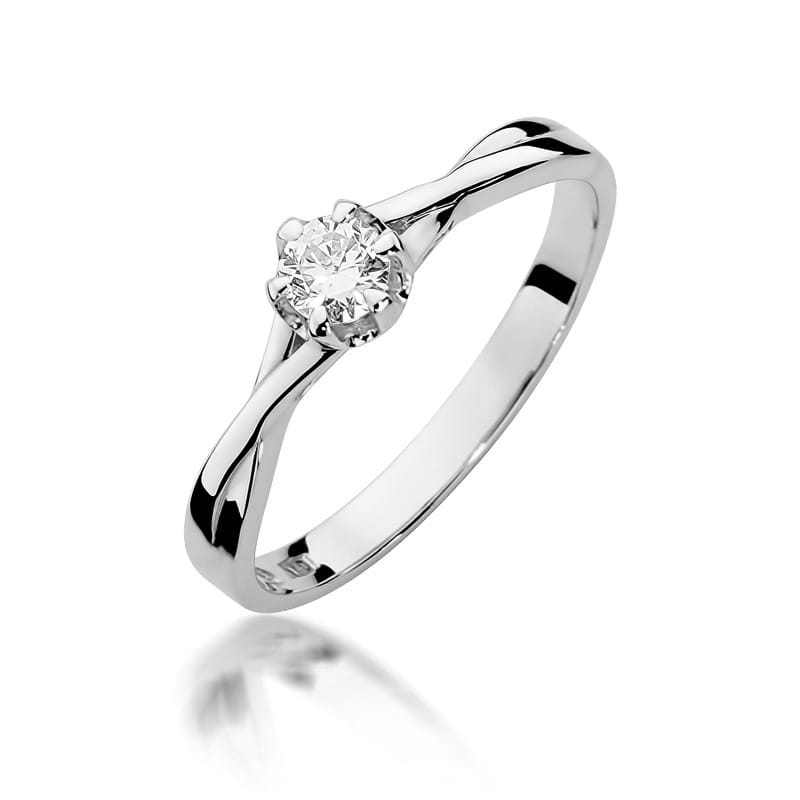 Pierścionek W340B Diament 0