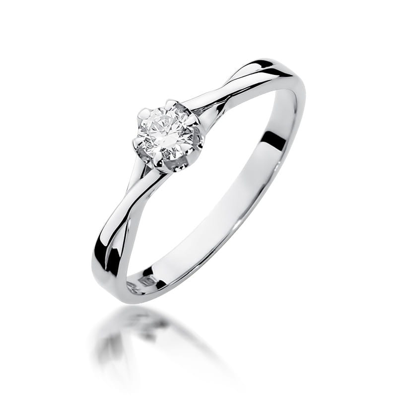 Pierścionek W340B Diament 0