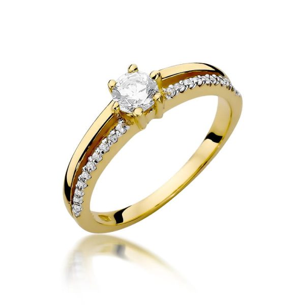 Pierścionek W355 Diament 0