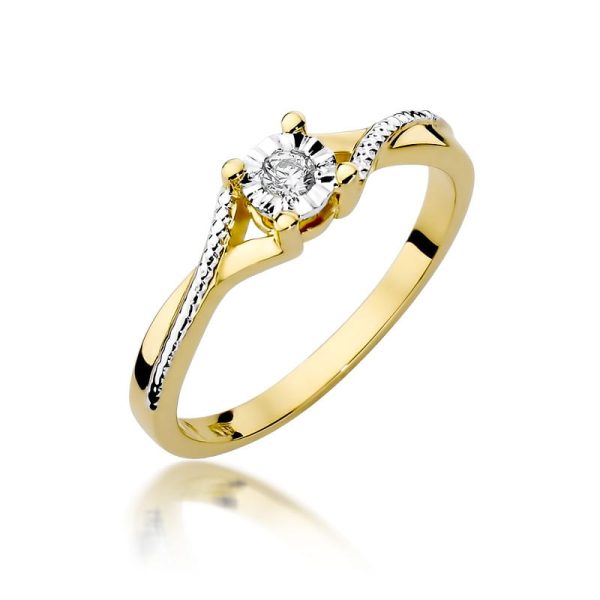 Pierścionek W361 Diament 0