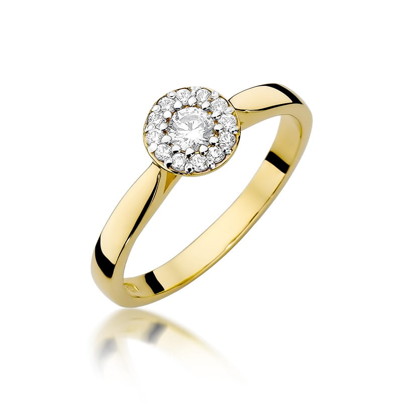 Pierścionek W362 Diament 0