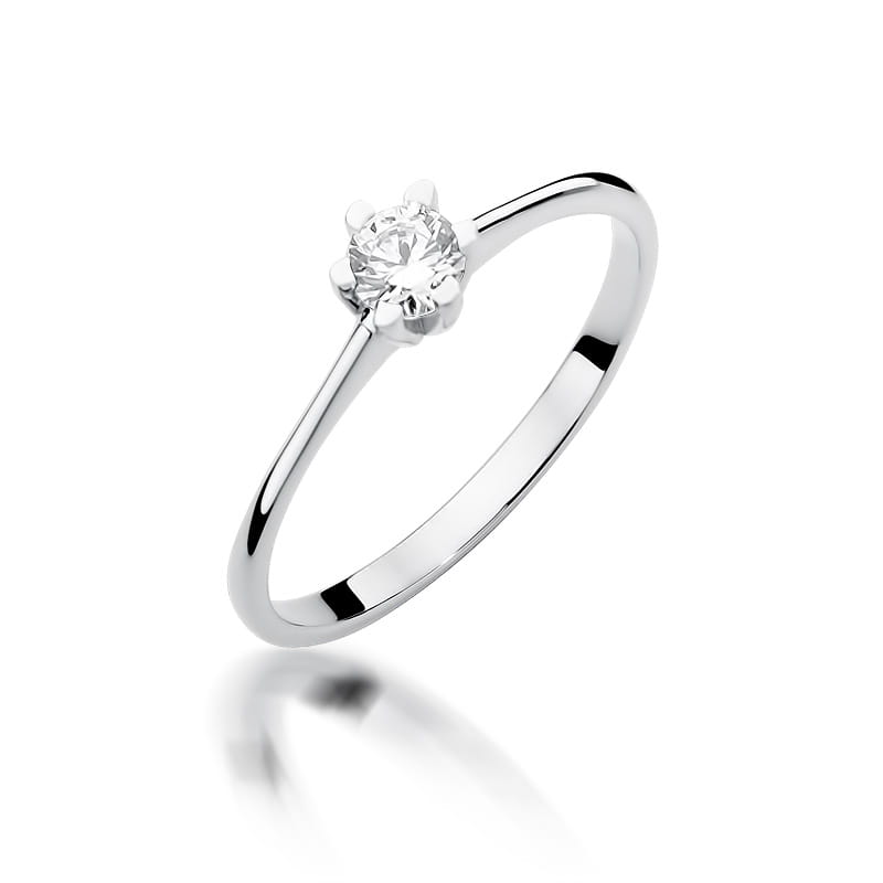 Pierścionek W387 Diament 0