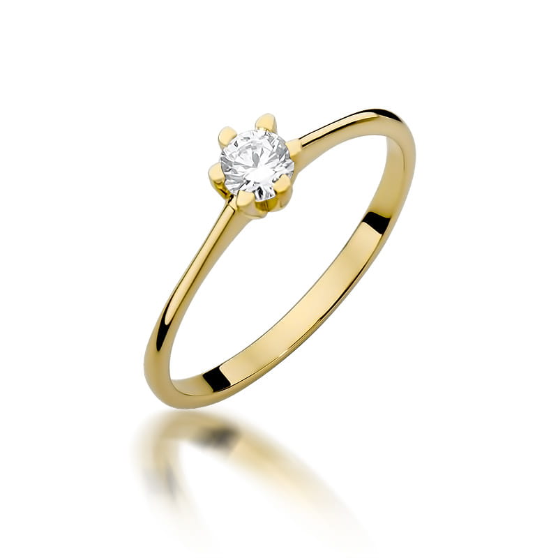 Pierścionek W387 Diament 0