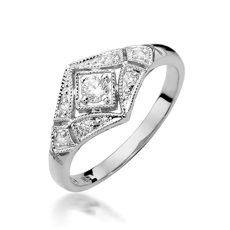 Pierścionek W412 Diament 0