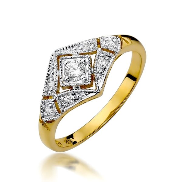Pierścionek W412 Diament 0