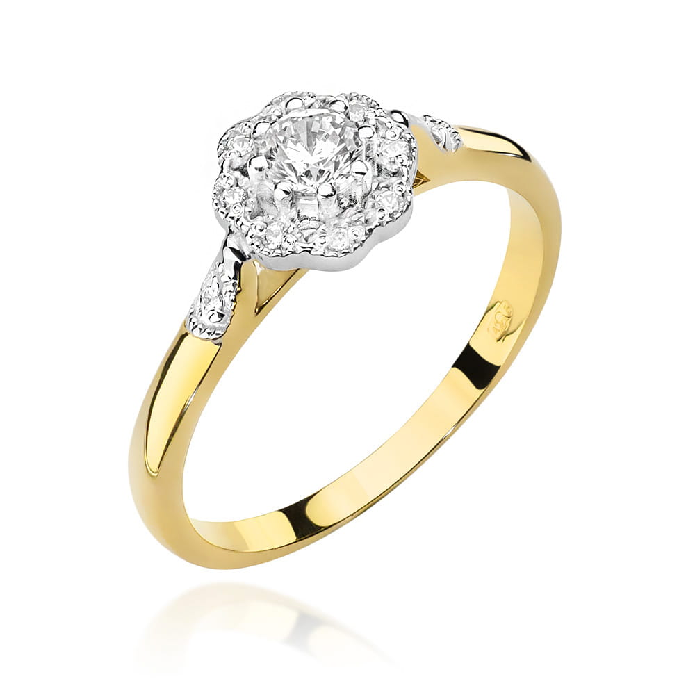 Pierścionek W434 Diament 0