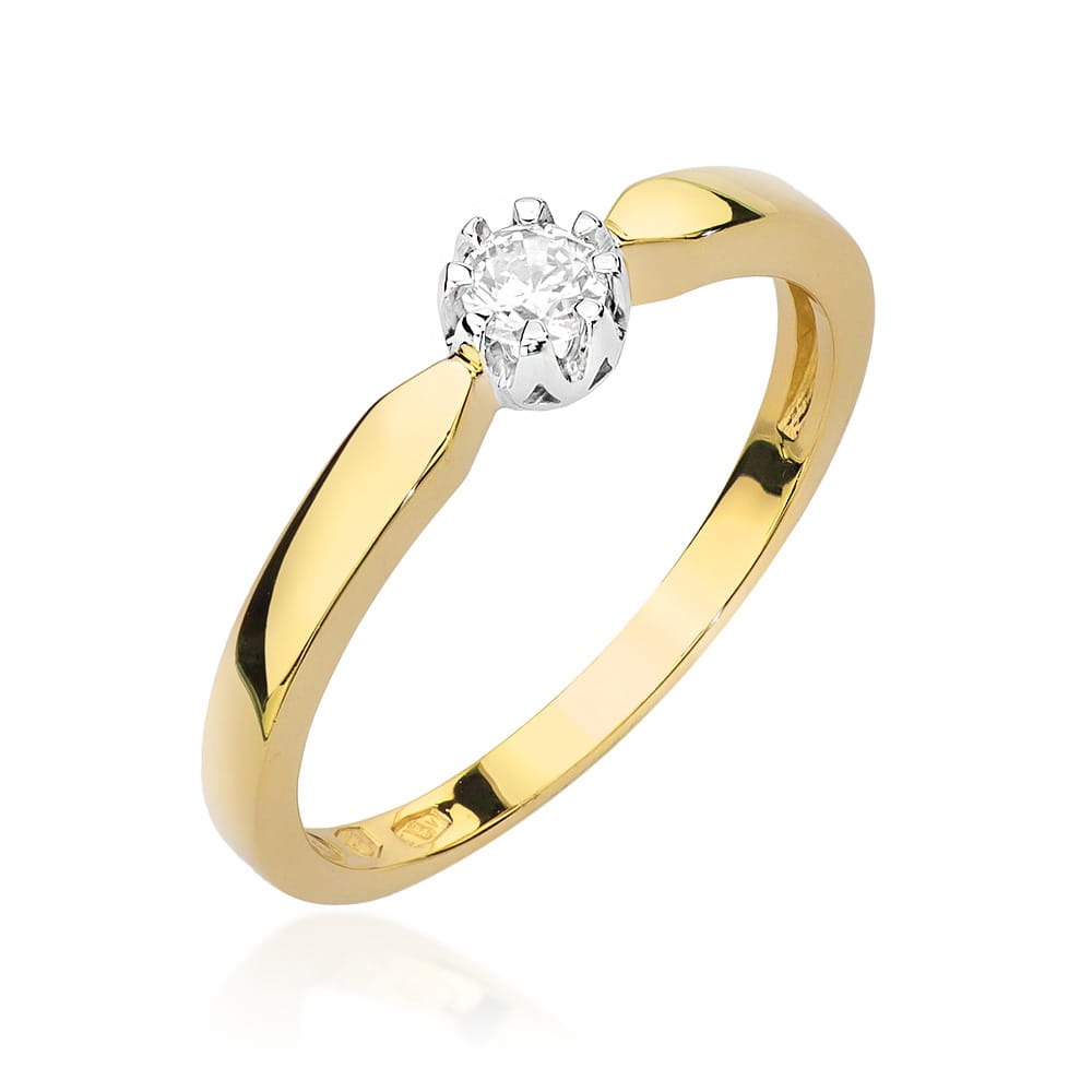 Pierścionek W450B Diament 0