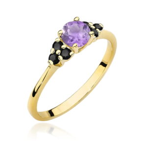 Pierścionek W451 Ametyst 0