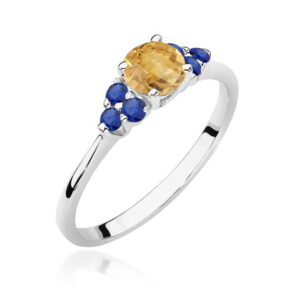 Pierścionek W451 Cytryn 0