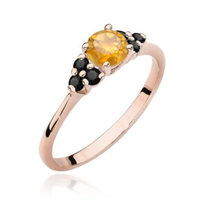 Pierścionek W451 Cytryn 0