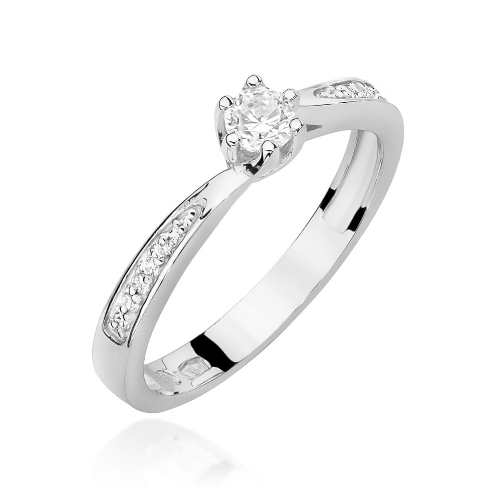 Pierścionek W453 Diament 0