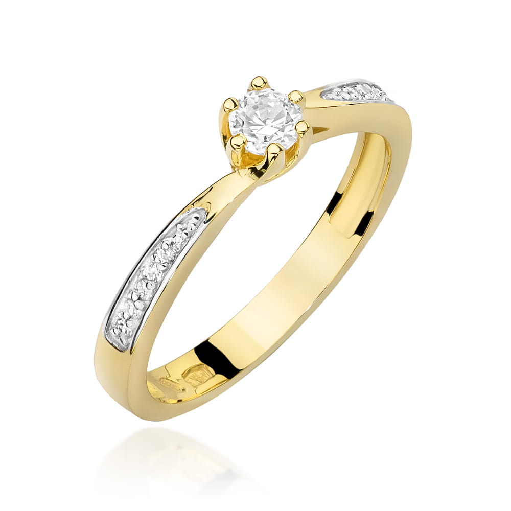 Pierścionek W453 Diament 0