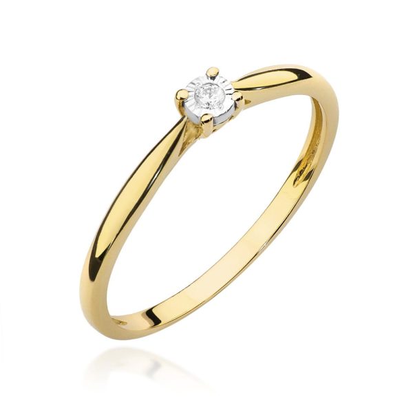 Pierścionek W461 Diament 0