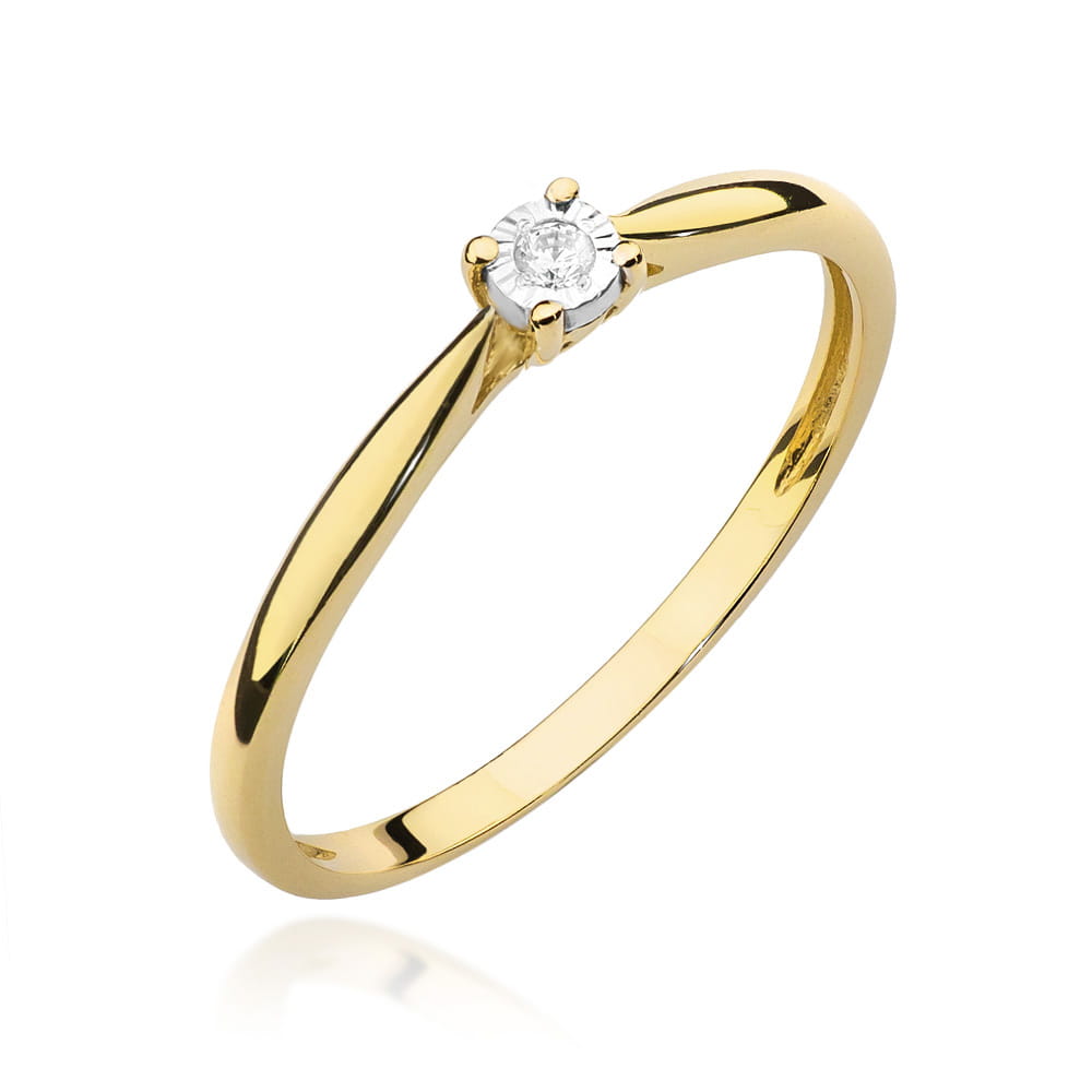 Pierścionek W461 Diament 0