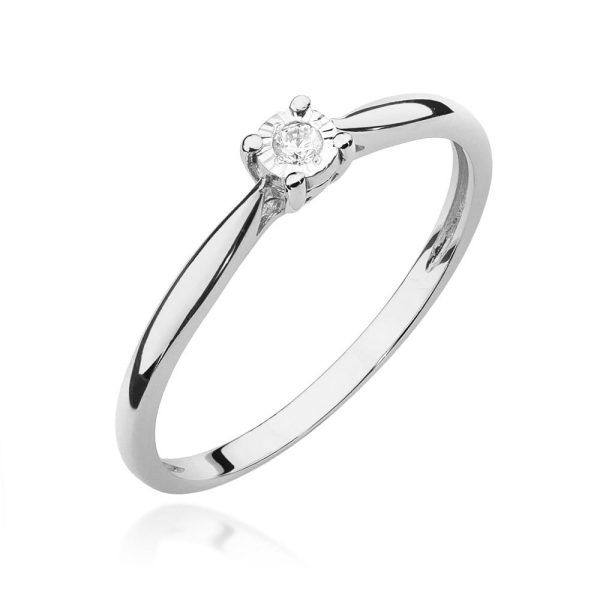 Pierścionek W461 Diament 0
