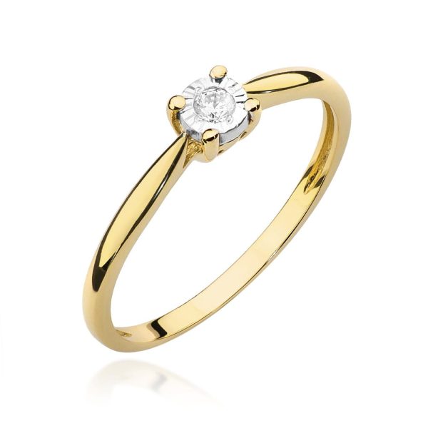 Pierścionek W461 Diament 0