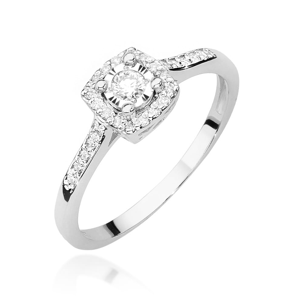 Pierścionek W462 Diament 0