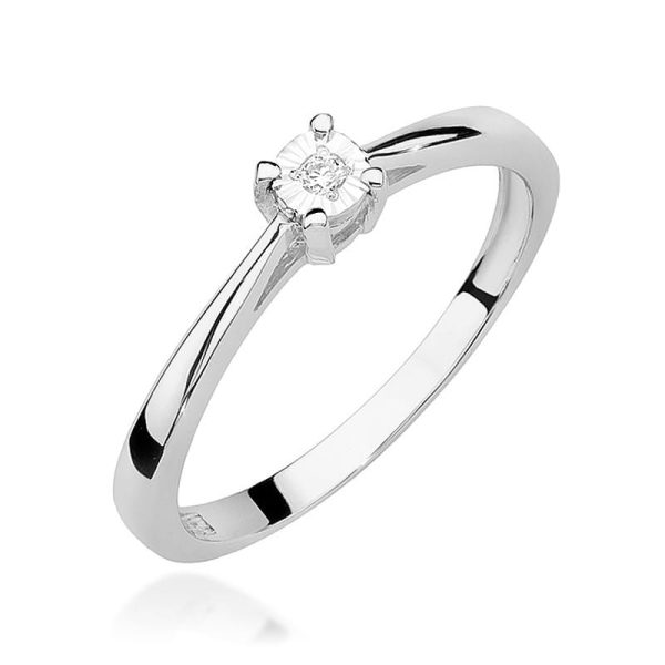Pierścionek W463 Diament 0