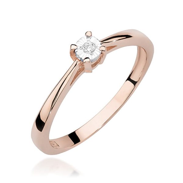 Pierścionek W463 Diament 0