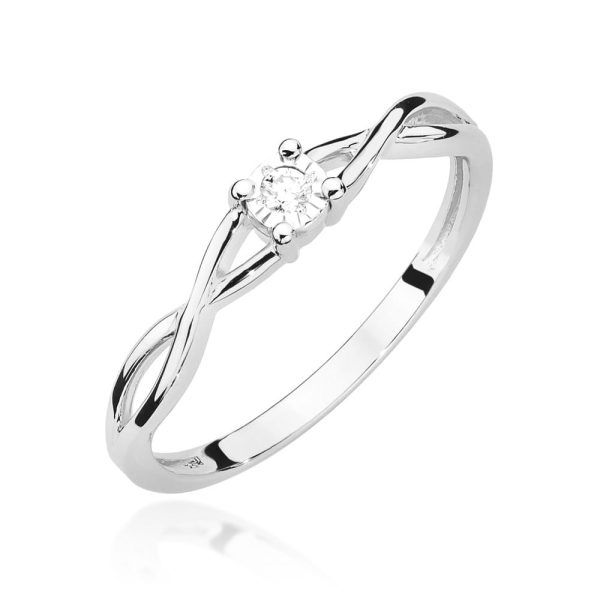 Pierścionek W470 Diament 0