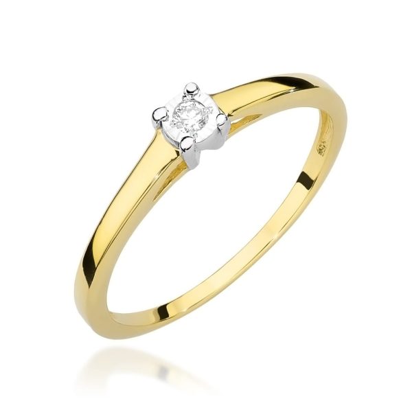 Pierścionek W471 Diament 0