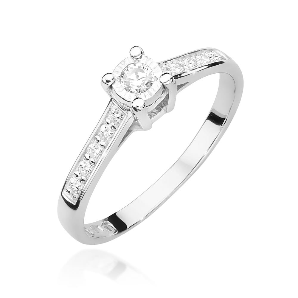 Pierścionek W474 Diament 0