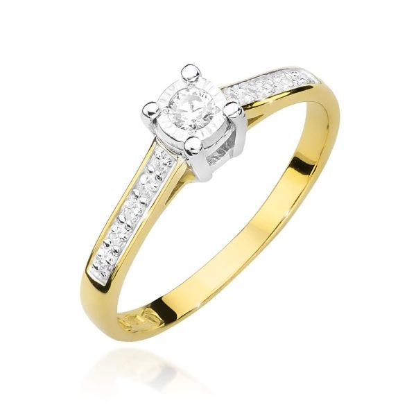 Pierścionek W474 Diament 0