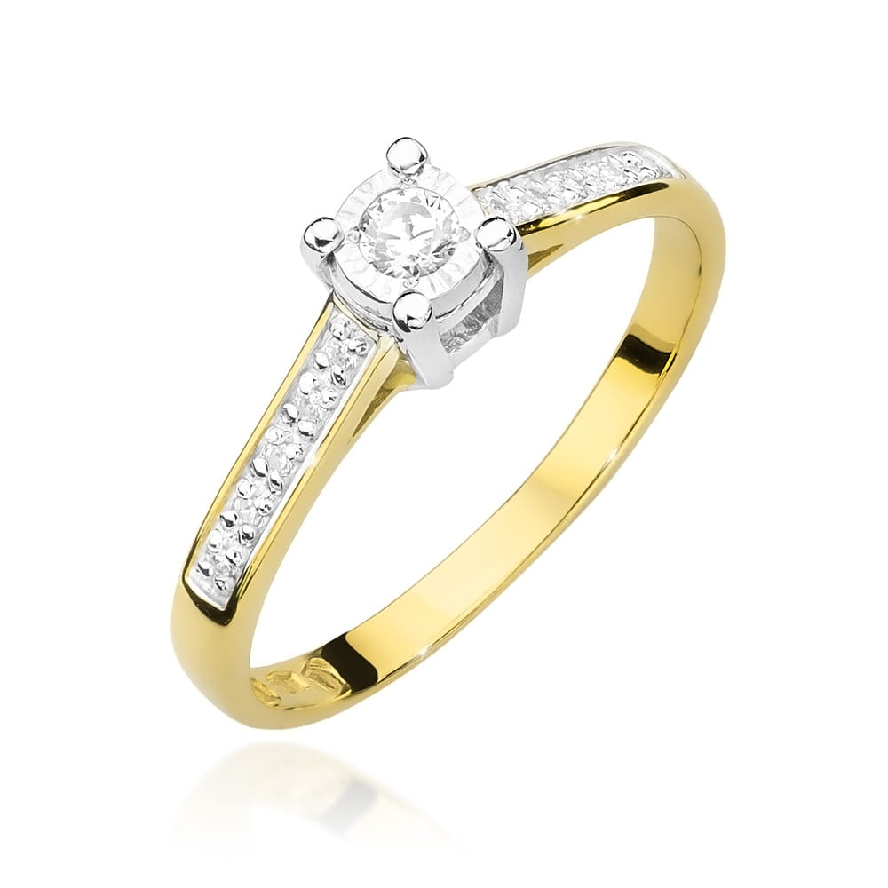 Pierścionek W474 Diament 0