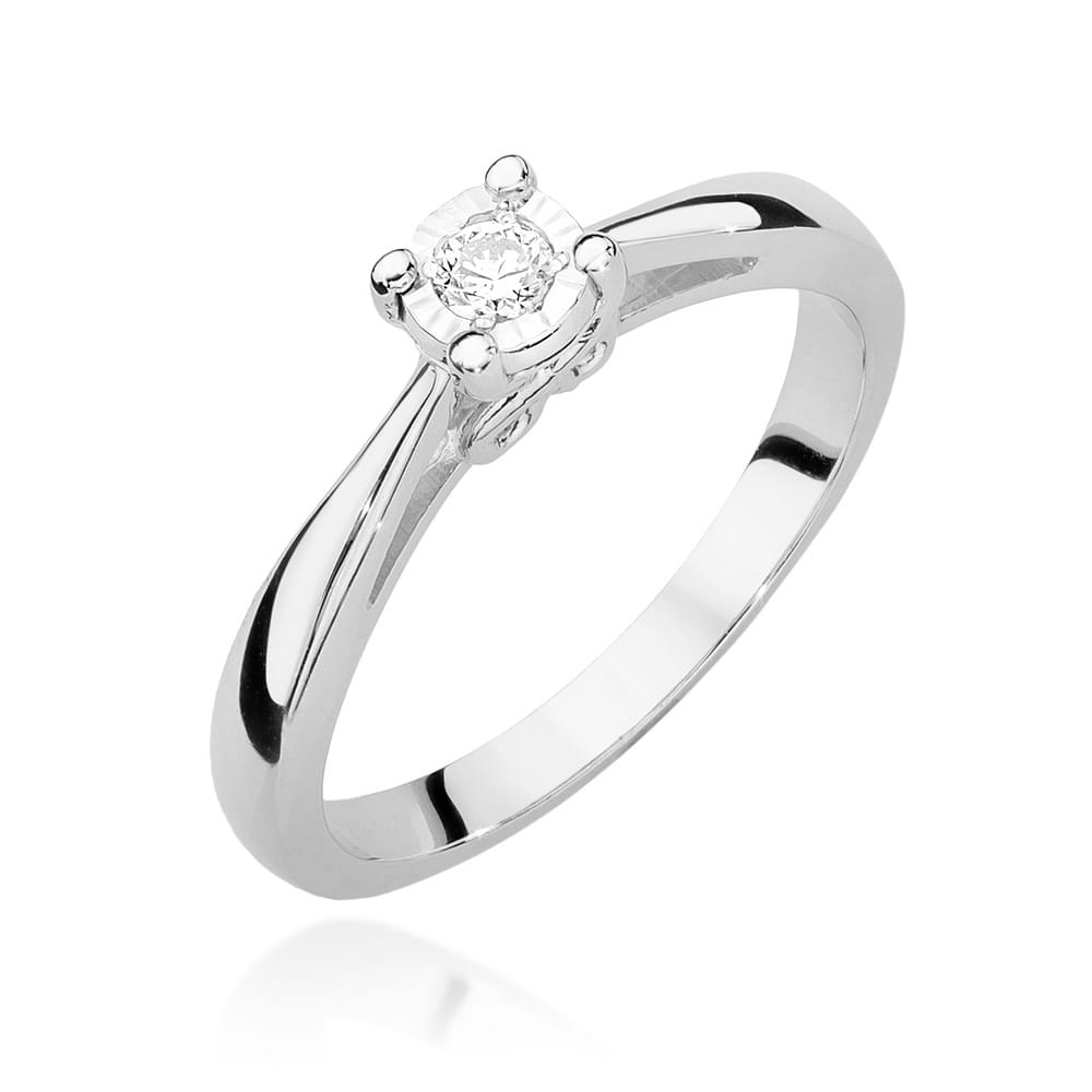 Pierścionek W475 Diament 0