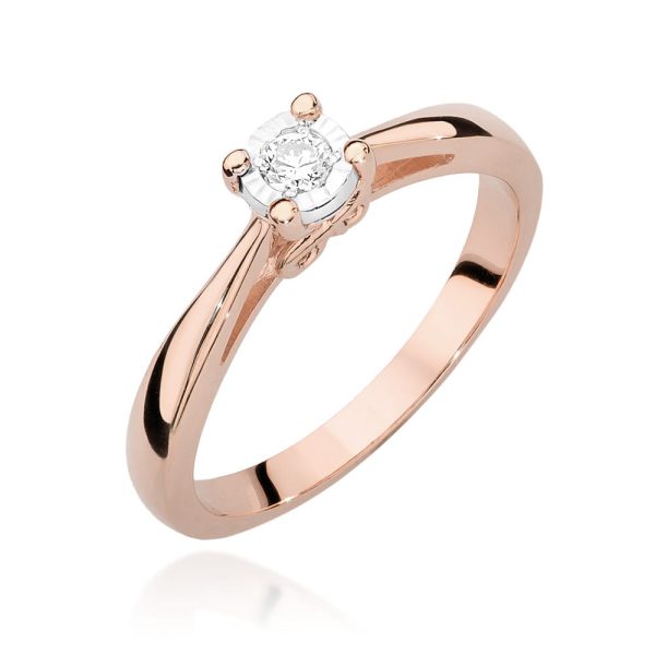 Pierścionek W475 Diament 0