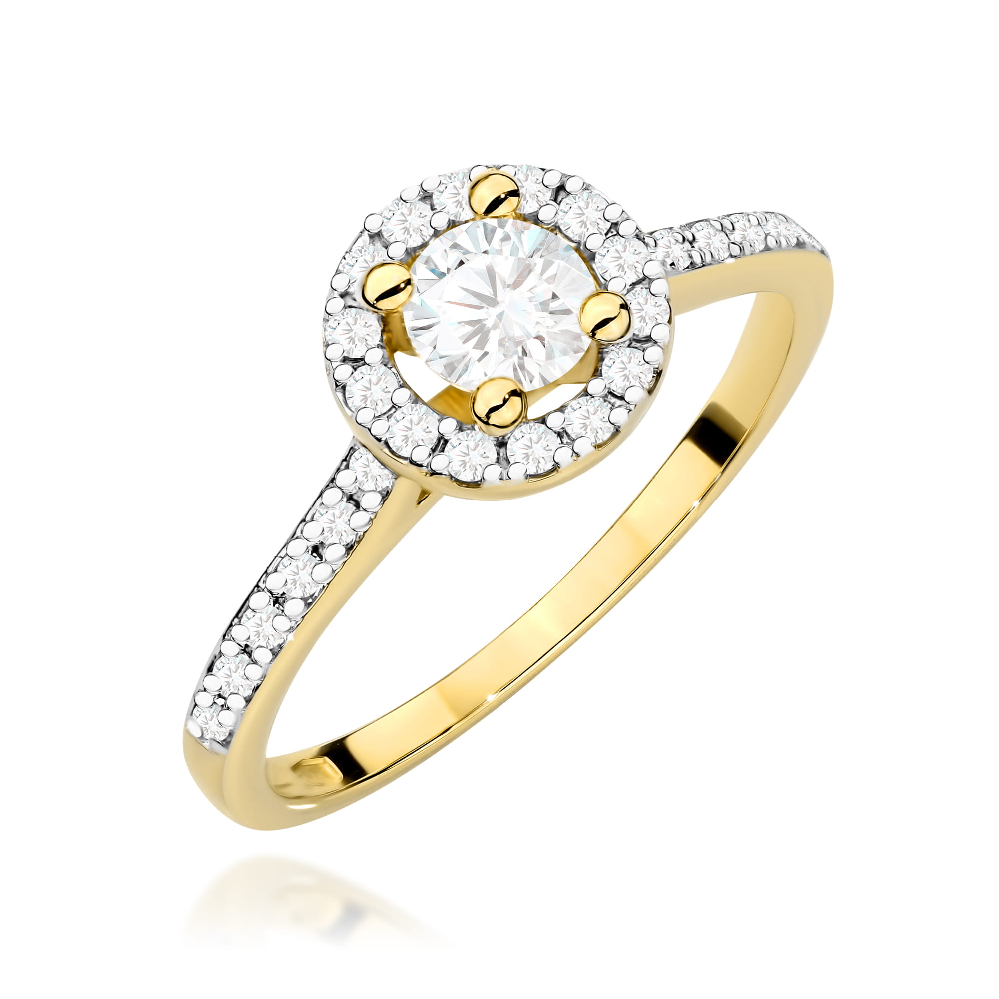 Pierścionek W477 Diament 0