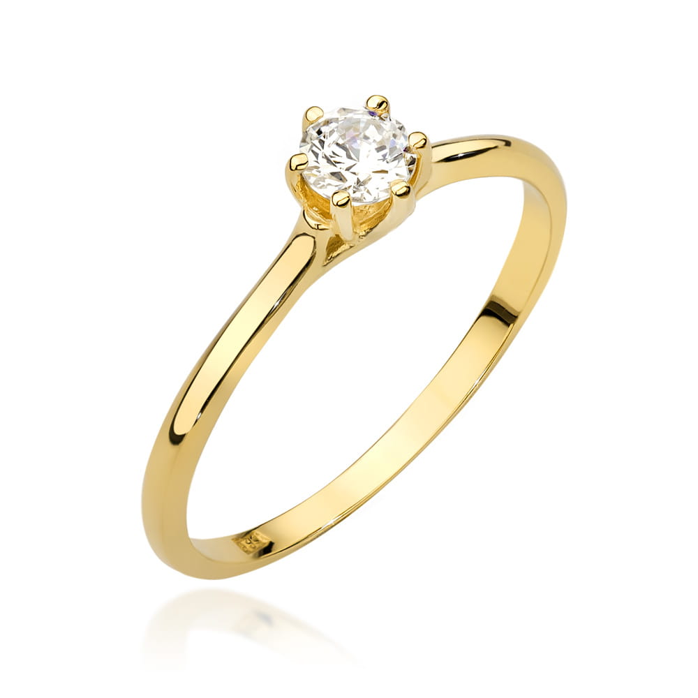 Pierścionek W499 Diament 0