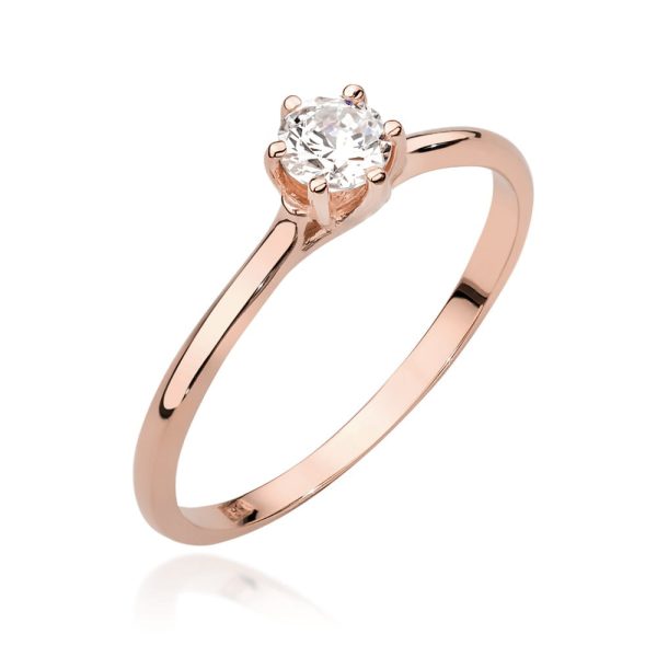 Pierścionek W499 Diament 0