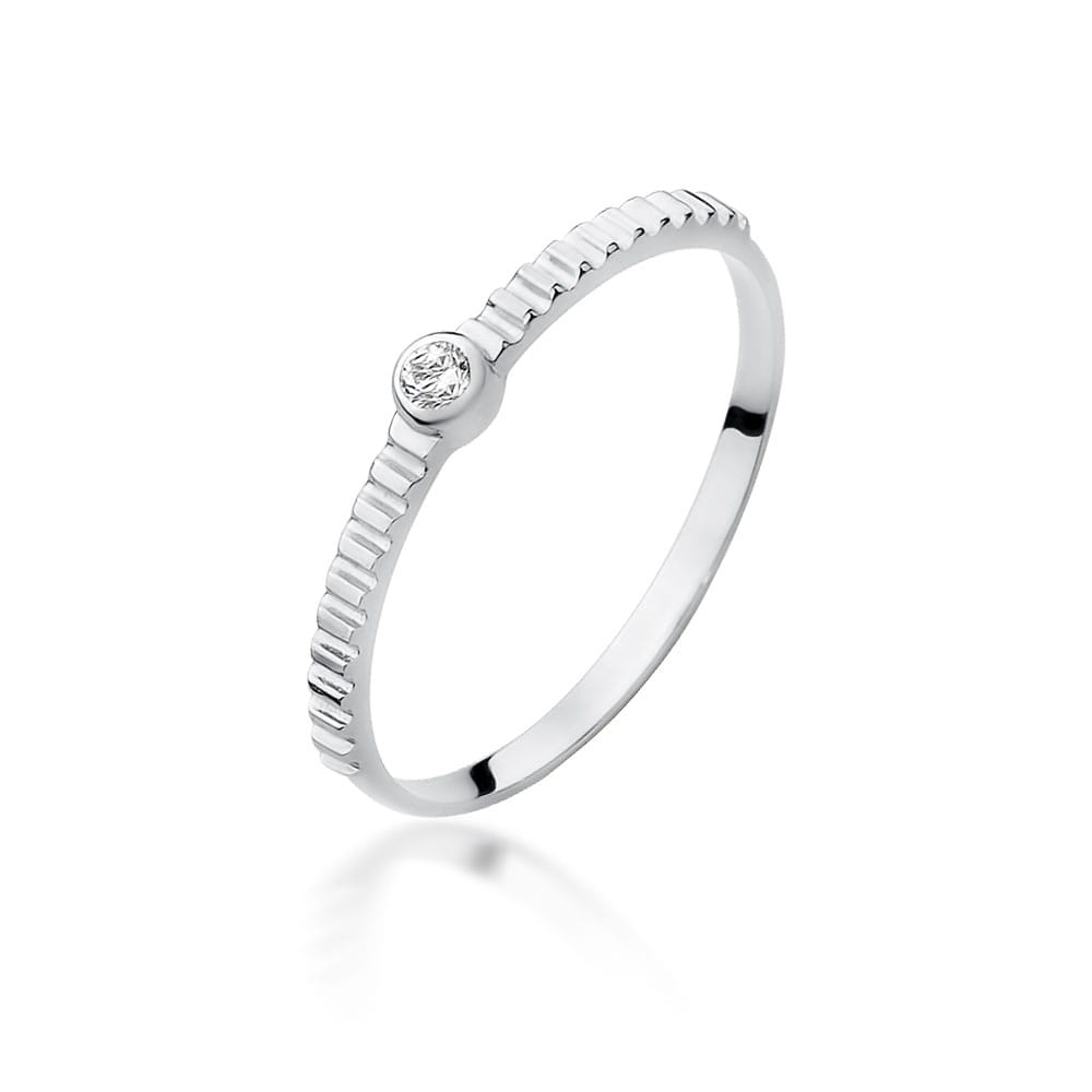 Pierścionek W512 Diament 0