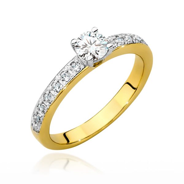 Pierścionek W534 Diament 0