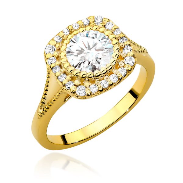 Pierścionek W552 Diament 0