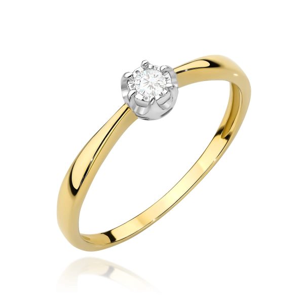 Pierścionek W567 Diament 0