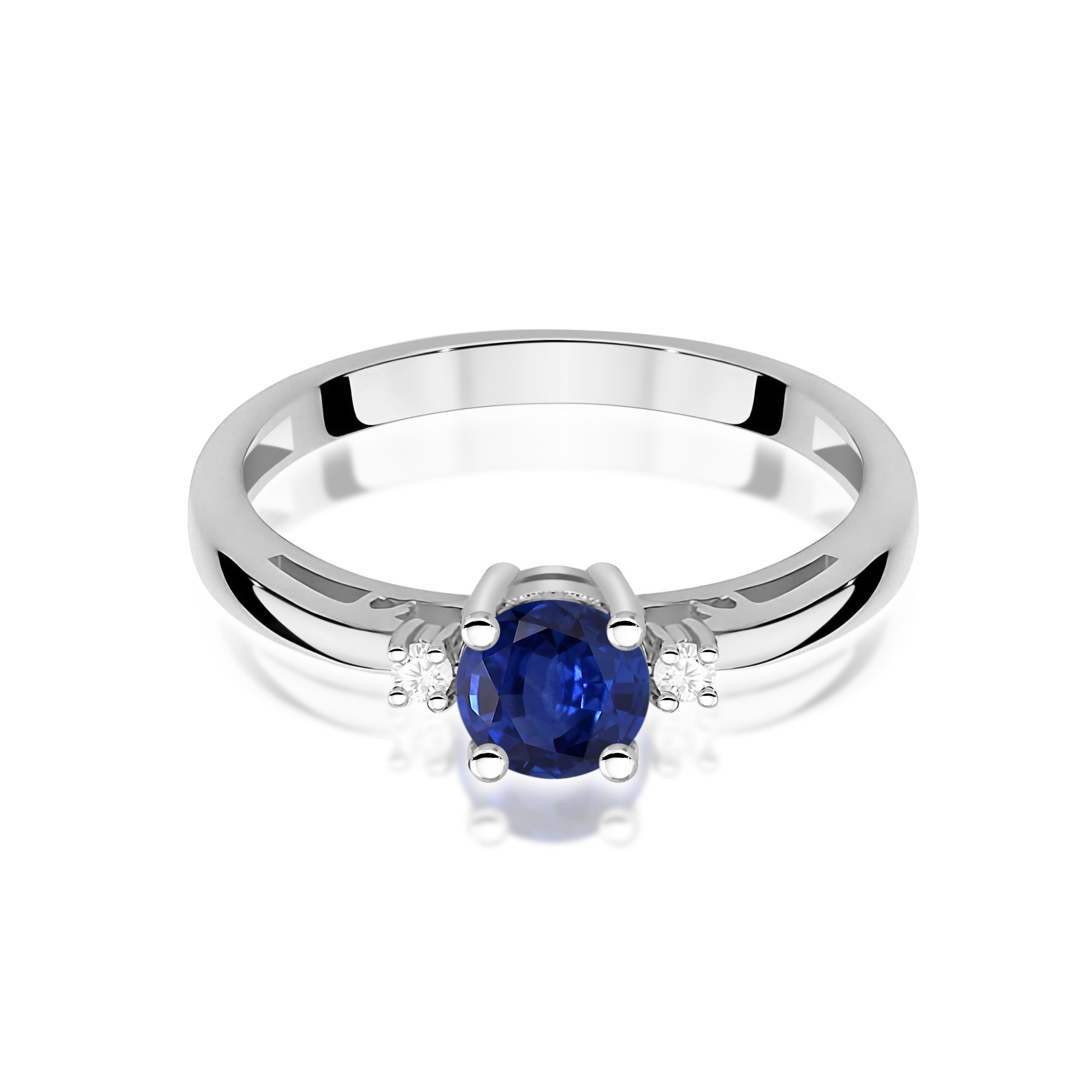 Pierścionek z szafirem 0,50 ct W0010 · W010 - obrazek 2